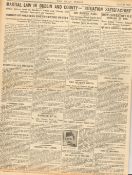 Original Newspaper Apr 27th 1916. First Reports Of the Easter Rising Rebellion