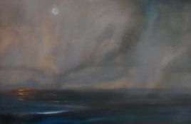 Beth Robertson Fiddes. Original Painting Beach Fire, Sutherland