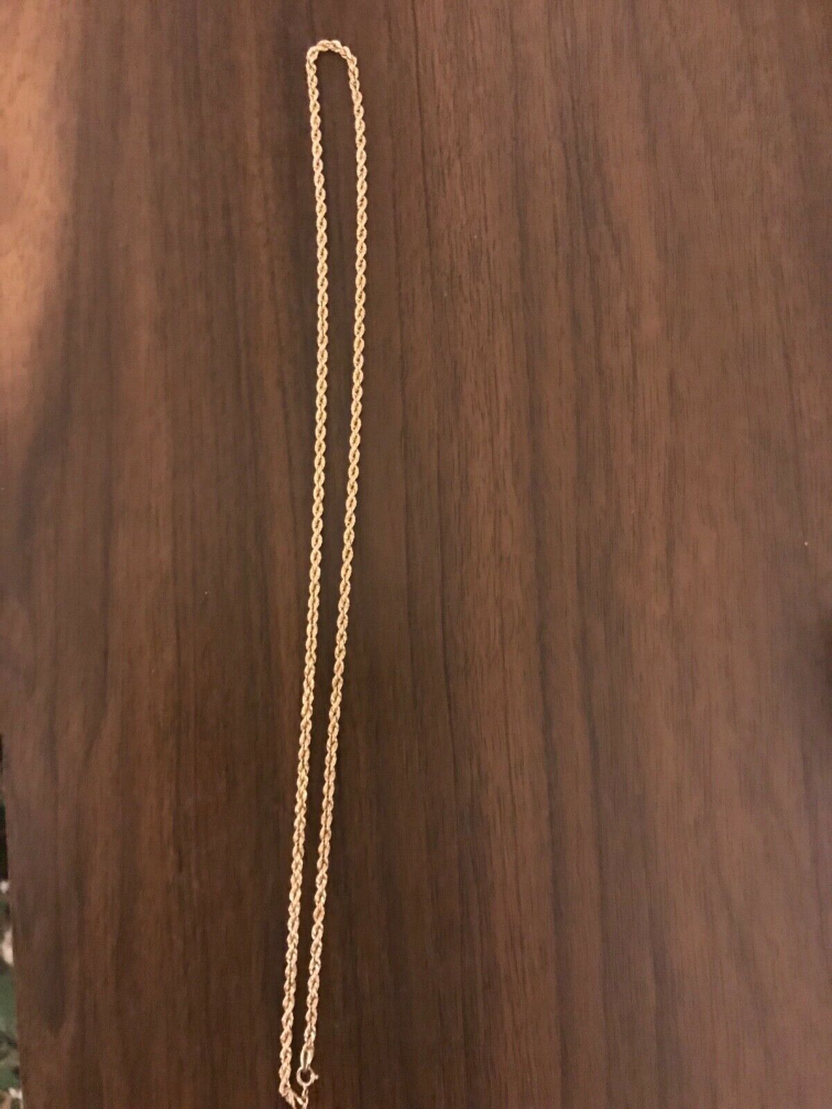 18ct Diamond Cut Rope Chain Gold - Image 8 of 8