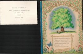 1937 Rare Scrapbook Guinness Booklet With The Compliment Slip