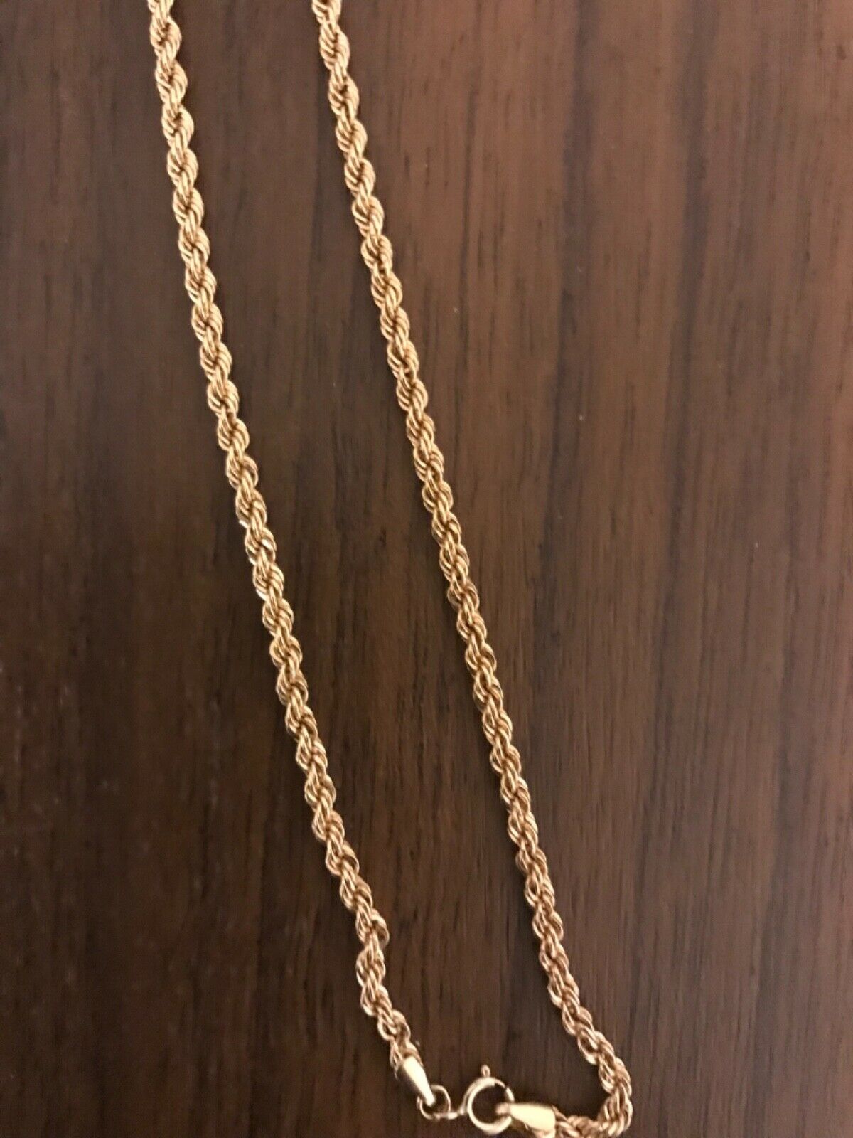 18ct Diamond Cut Rope Chain Gold - Image 2 of 8