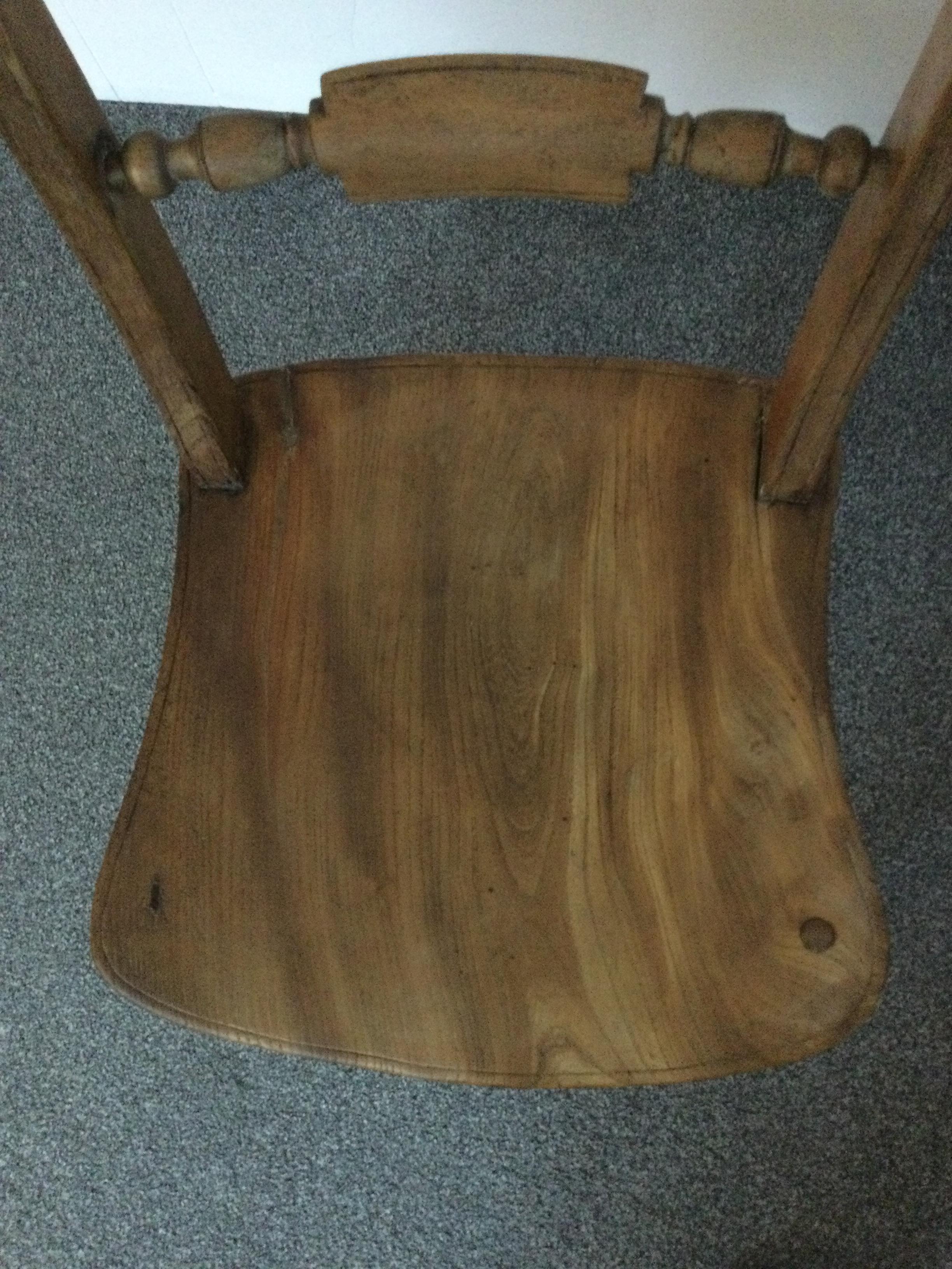 Antique small Oxford Chair - Image 3 of 3