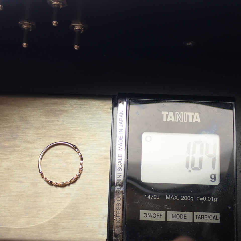 Certificated 14K Rose/Pink Gold Diamond Ring (Total 0.06 Ct. Stone) - Image 2 of 11