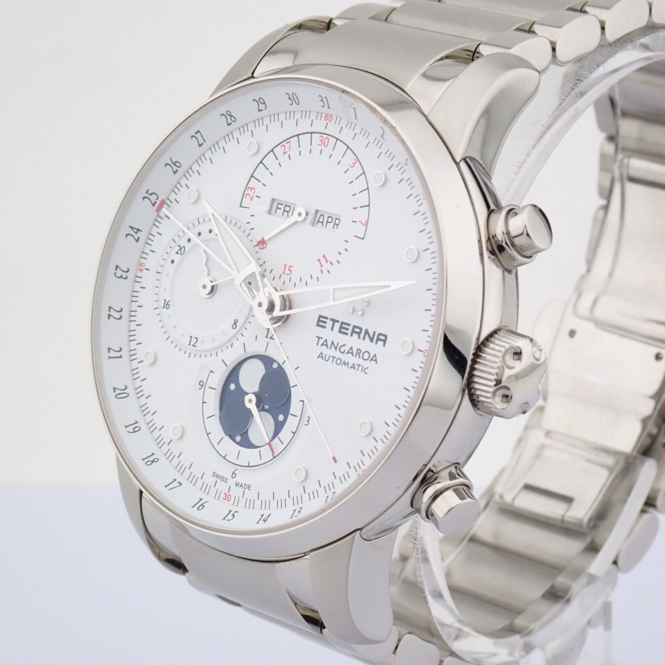 Eterna / Tangaroa Moonphase Chronograph (Unworn) - Gentlemen's Steel Wrist Watch - Image 8 of 14