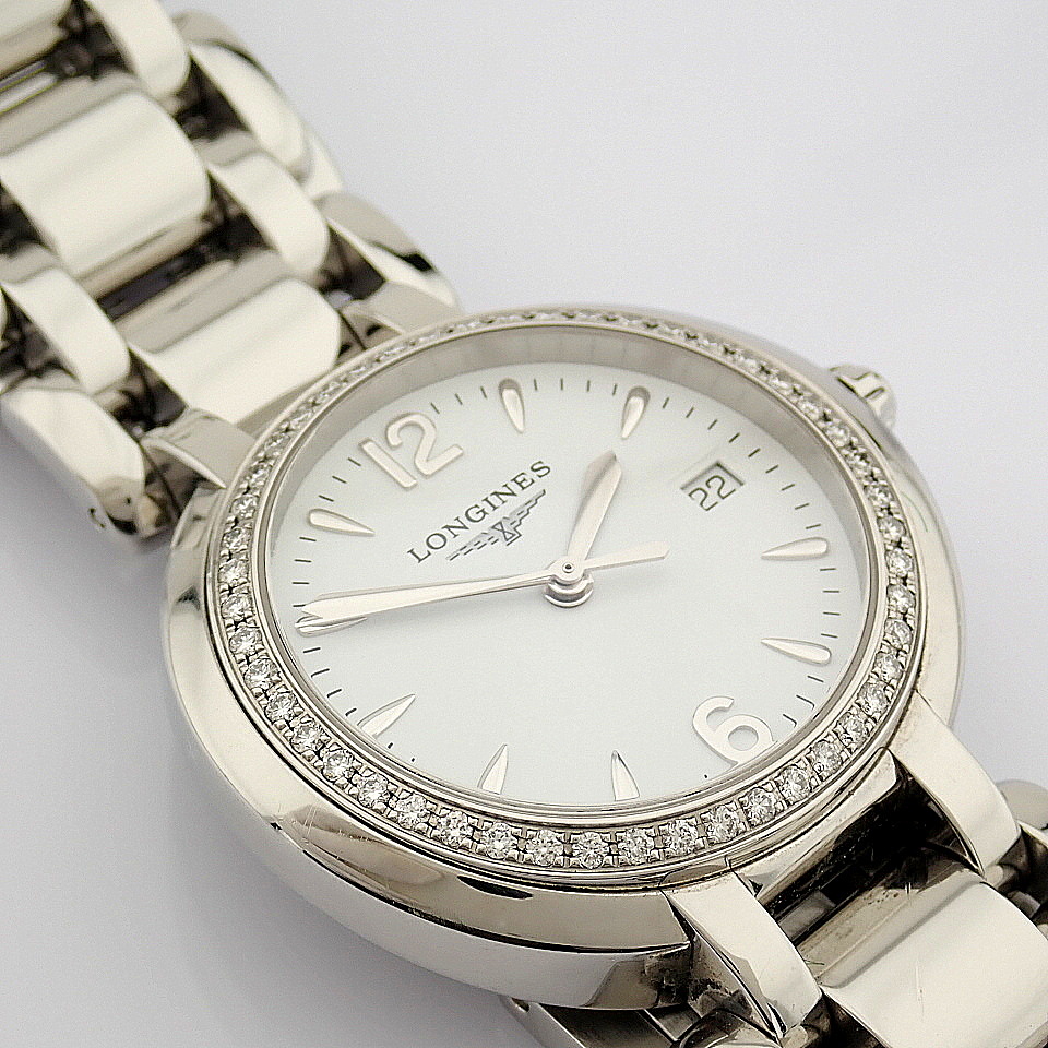 Longines / Primaluna Diamonds - Lady's Steel Wrist Watch - Image 11 of 16