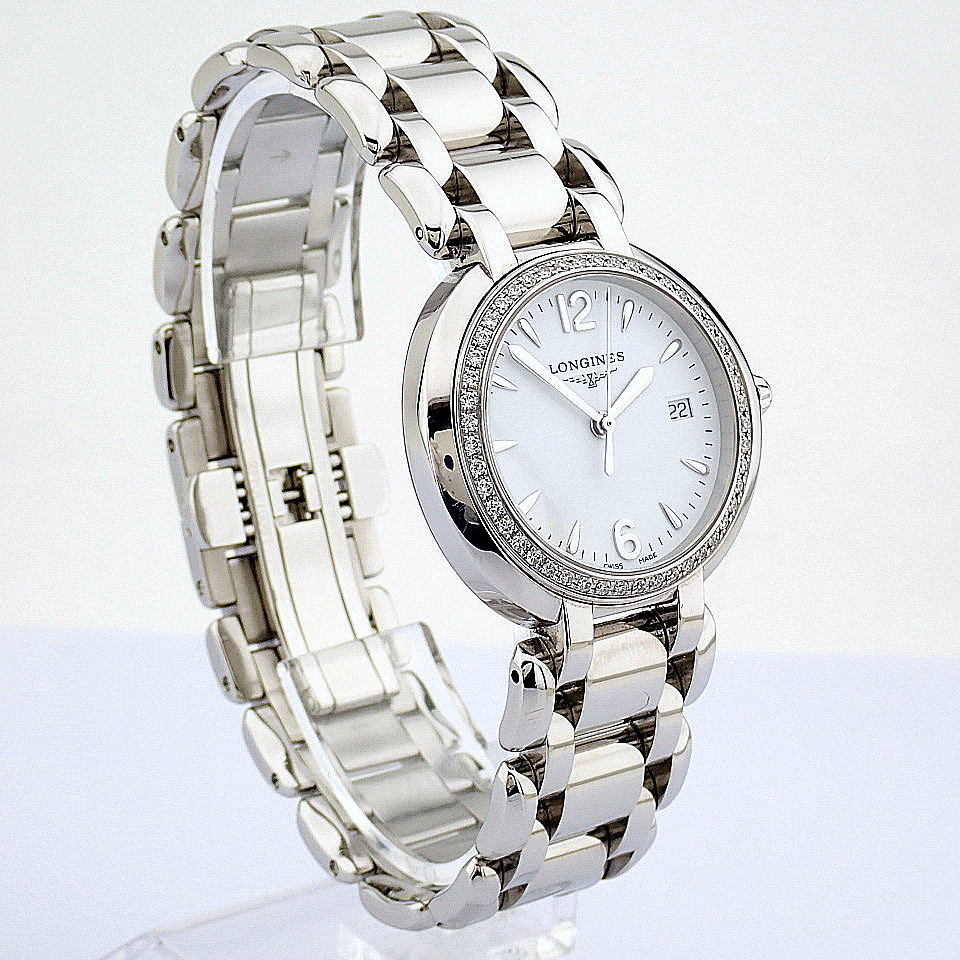 Longines / Primaluna Diamonds - Lady's Steel Wrist Watch - Image 7 of 16