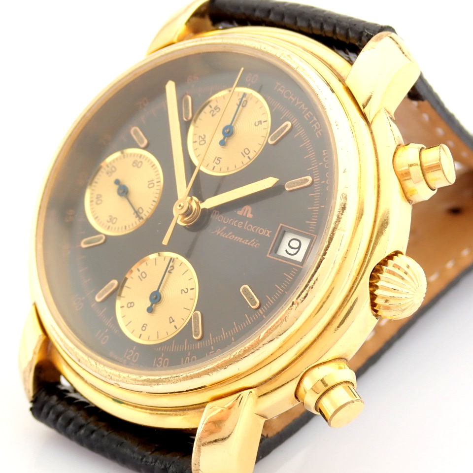 Maurice Lacroix / Les Mecaniques - Chronograph - Gentlemen's Steel Wrist Watch - Image 9 of 16