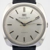 IWC / Pellaton (Rare) - Gentlemen's Steel Wrist Watch