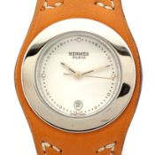 Hermes / Harnais HA3.210 - Lady's Steel Wrist Watch