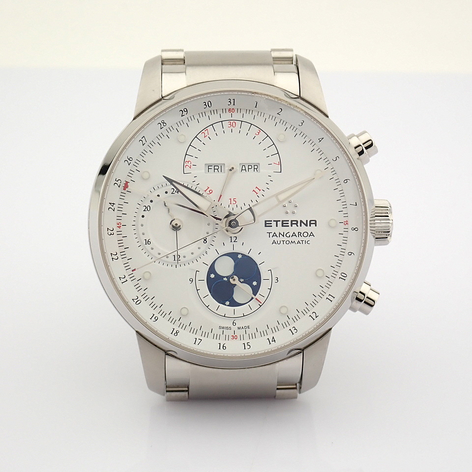 Eterna / Tangaroa Moonphase Chronograph (Unworn) - Gentlemen's Steel Wrist Watch - Image 11 of 14