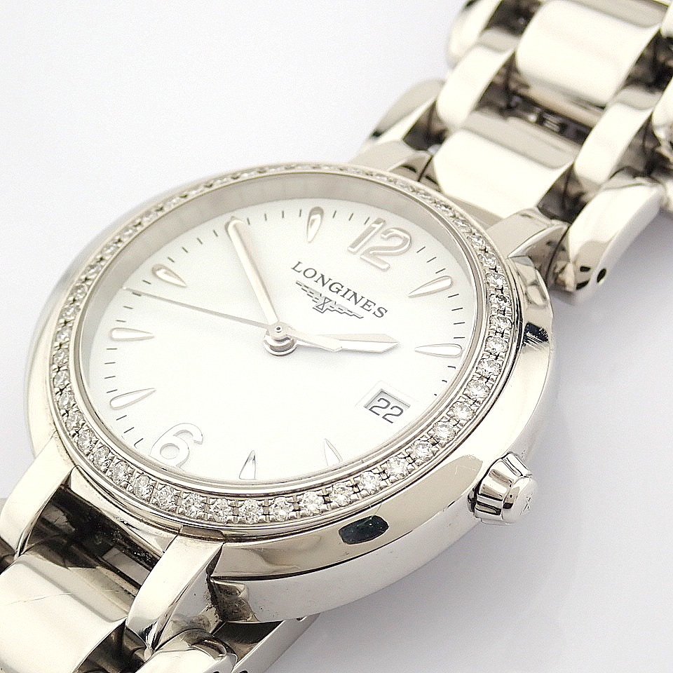 Longines / Primaluna Diamonds - Lady's Steel Wrist Watch - Image 10 of 16