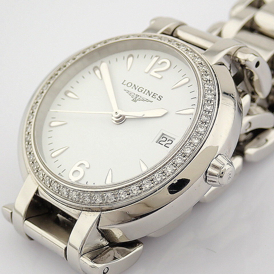 Longines / Primaluna Diamonds - Lady's Steel Wrist Watch - Image 2 of 16