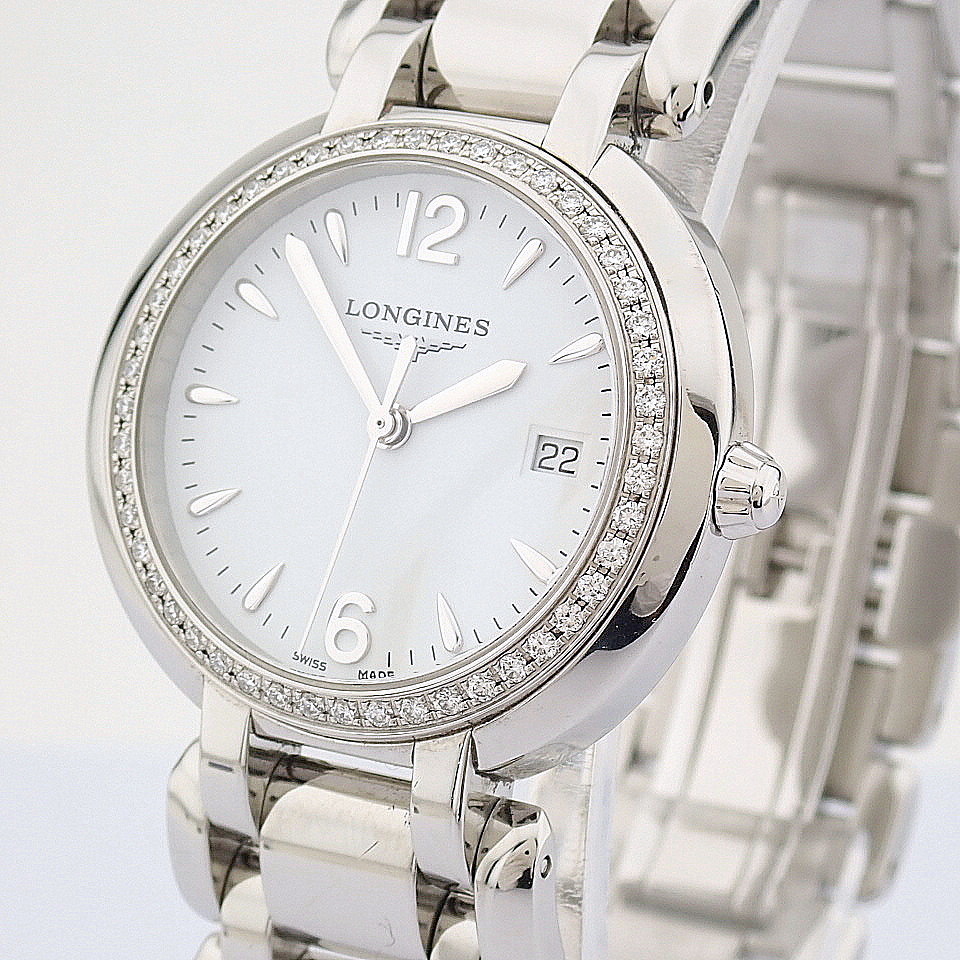 Longines / Primaluna Diamonds - Lady's Steel Wrist Watch - Image 8 of 16