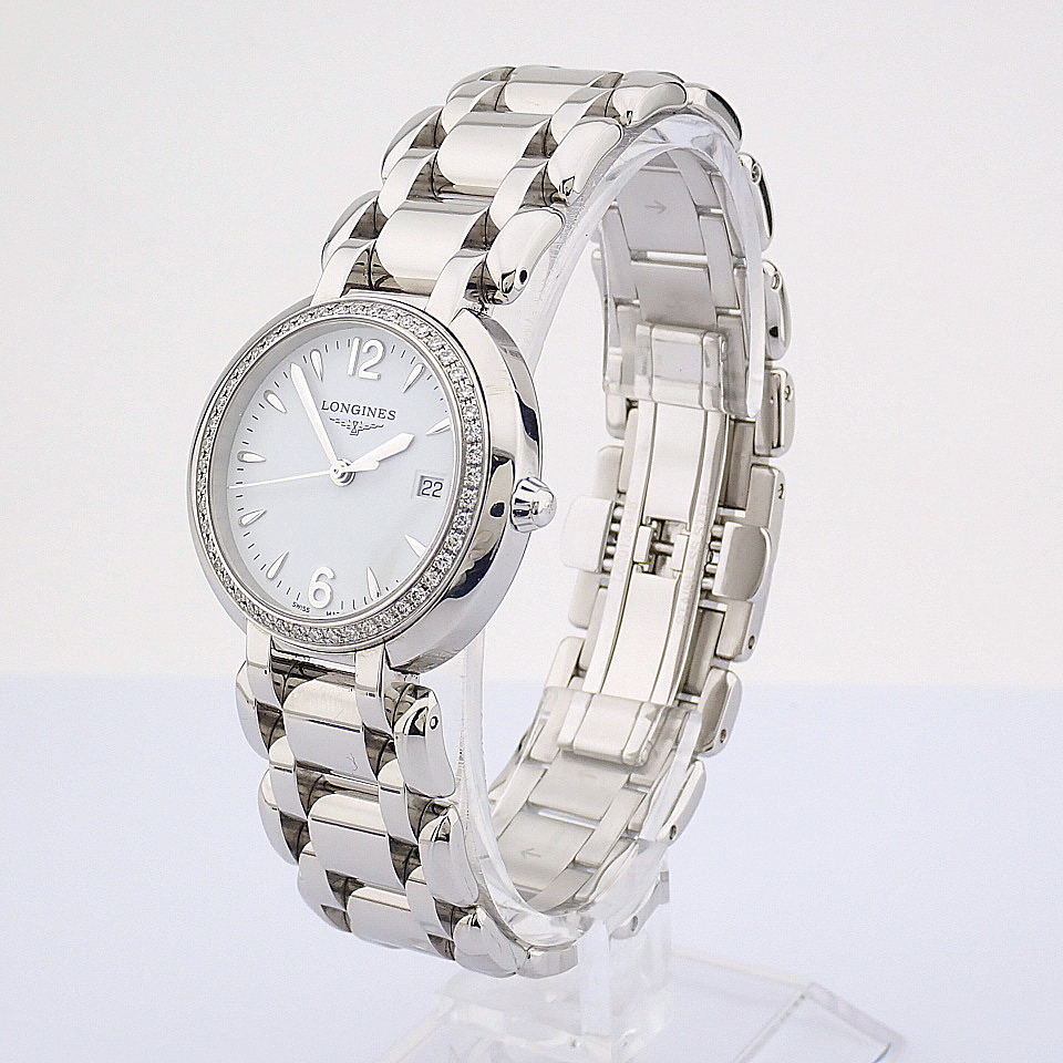 Longines / Primaluna Diamonds - Lady's Steel Wrist Watch - Image 9 of 16