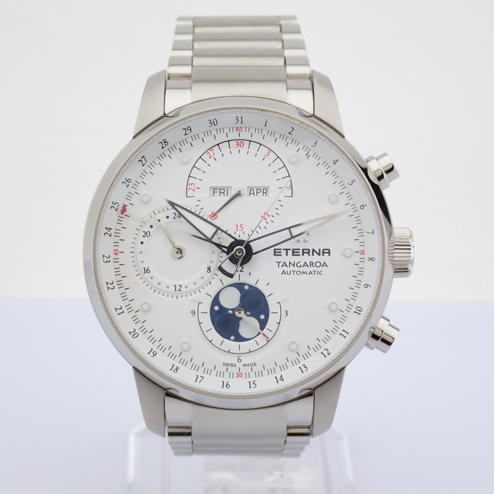 Eterna / Tangaroa Moonphase Chronograph (Unworn) - Gentlemen's Steel Wrist Watch - Image 4 of 14