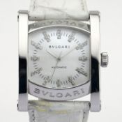 Bvlgari / AA44S Diamond - Gentlemen's Steel Wrist Watch