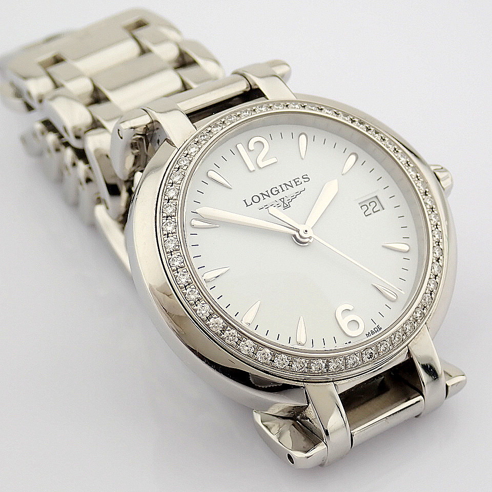 Longines / Primaluna Diamonds - Lady's Steel Wrist Watch - Image 14 of 16