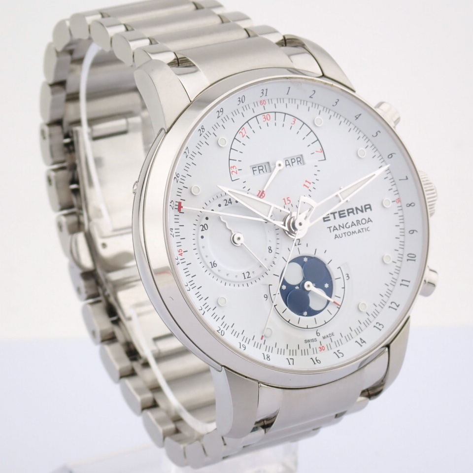 Eterna / Tangaroa Moonphase Chronograph (Unworn) - Gentlemen's Steel Wrist Watch - Image 10 of 14