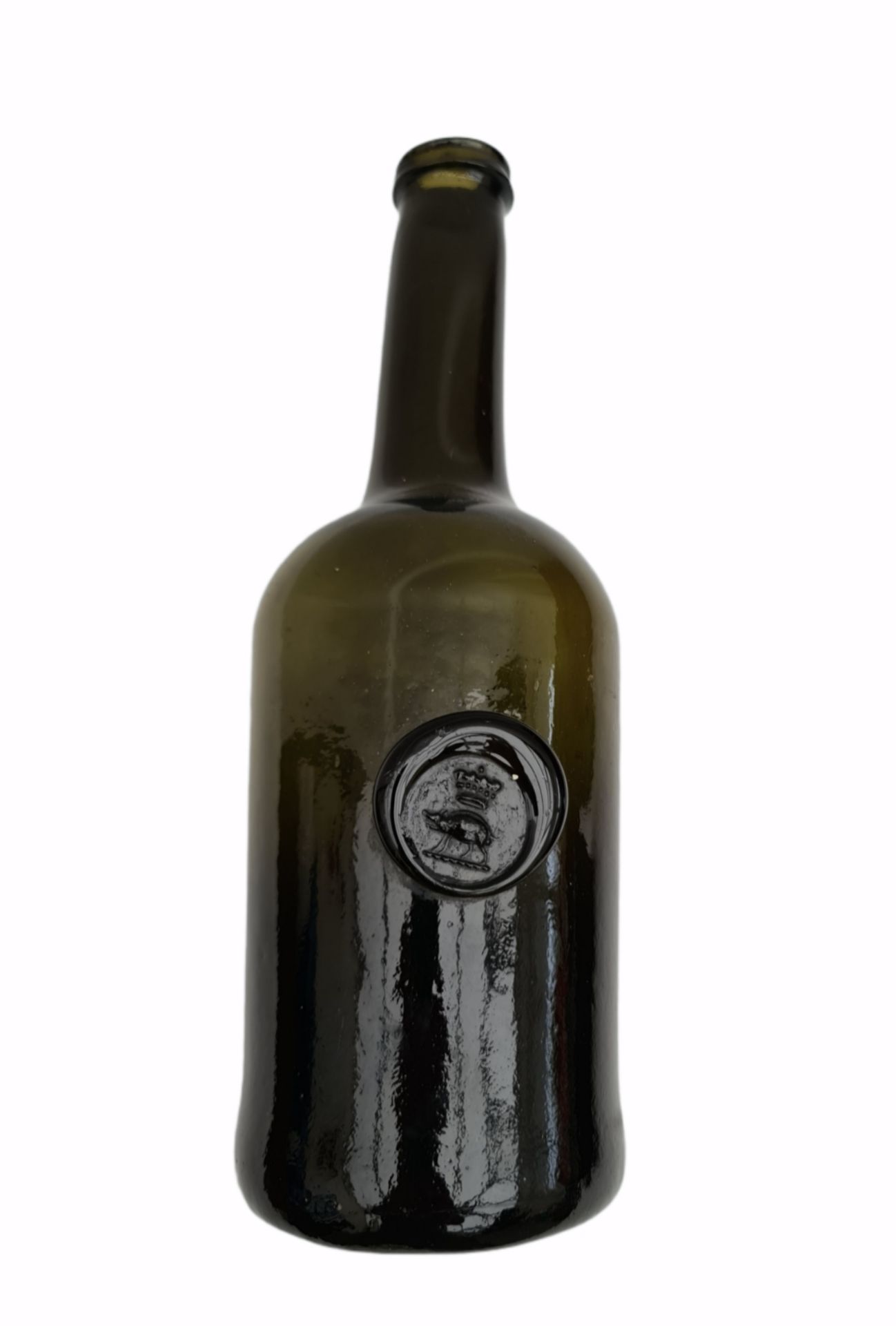 Antique Wine Bottle c1790's Edgecumbe Family Seal. From a private collection - Image 2 of 3