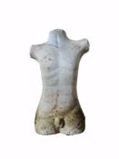 Terracotta Classical Style Sculpture White Outer Glaze/Paint. Great weathering