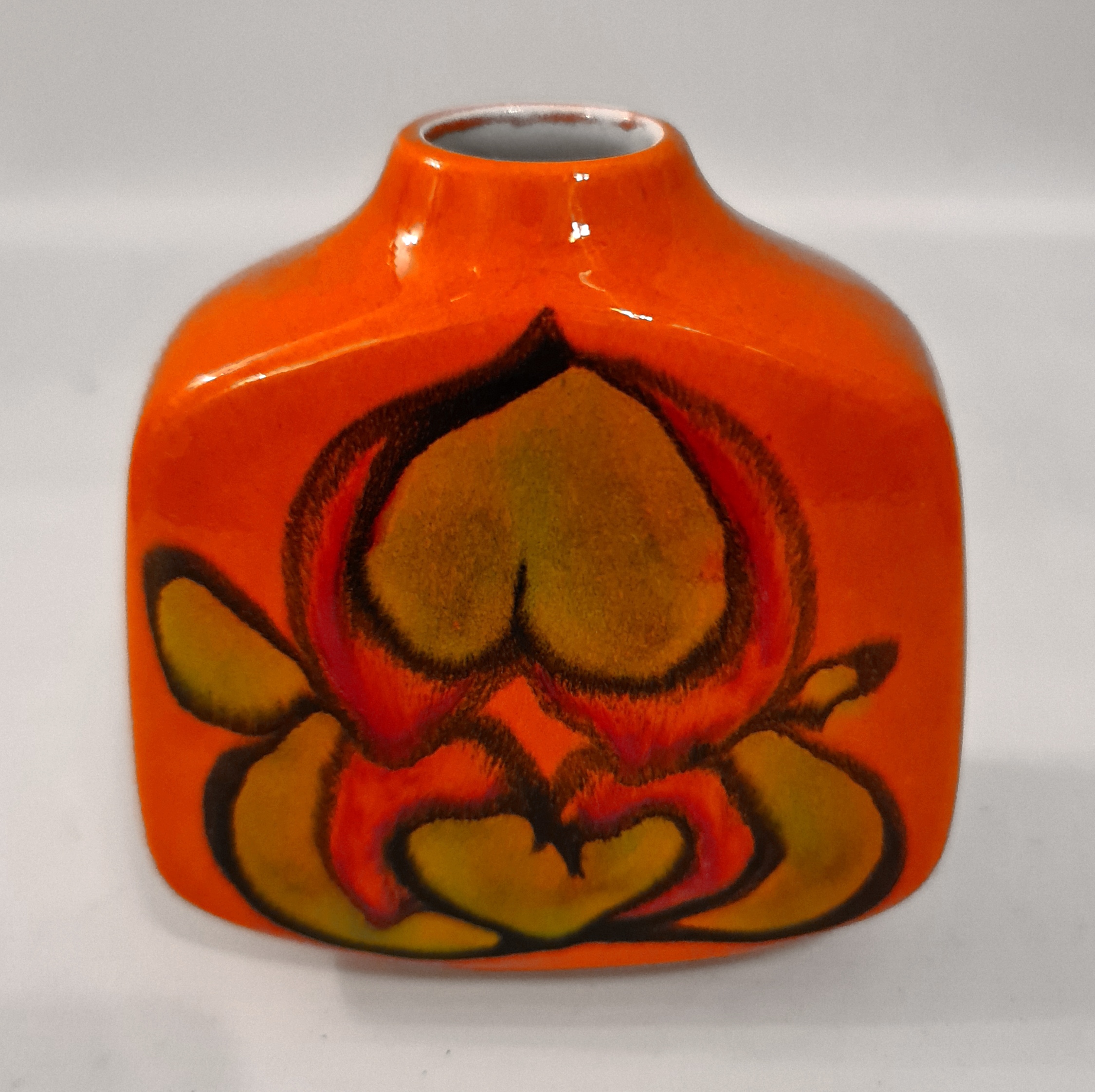 Vintage Poole Pottery Delphis Vase No. 35 Signed - Image 2 of 3
