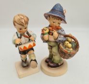 Vintage Goebel Hummel Figures x 2 Little Drummer Boy and Easter Greetings