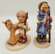 Vintage Goebel Hummel Figure Prayer Before Battle c1970's and Hear Ye Hear Ye