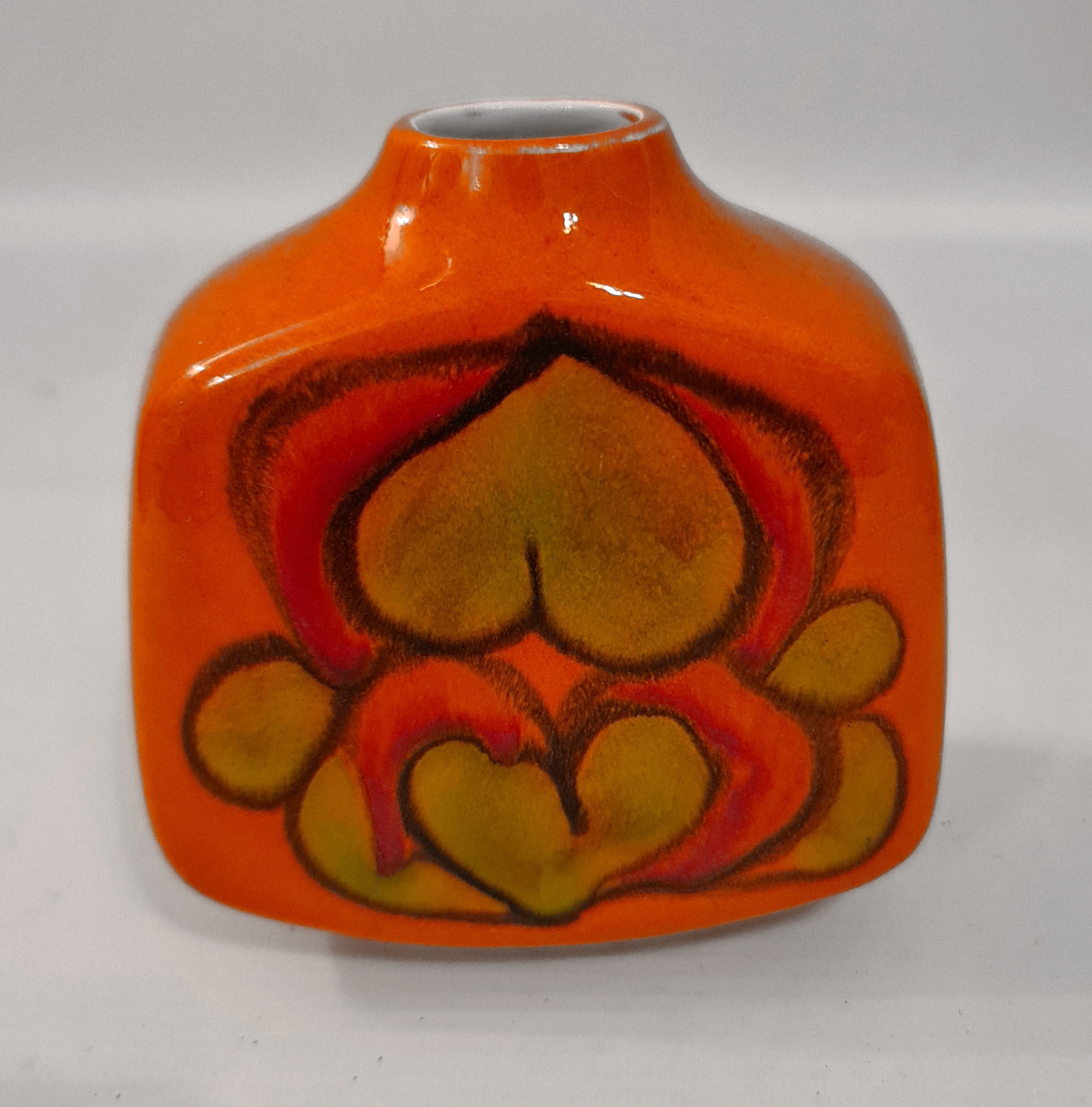 Vintage Poole Pottery Delphis Vase No. 35 Signed