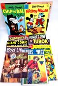 Vintage 14 Assorted Comics c1950's. Includes 1956 Heroes of the West No. 157