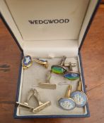 Vintage Earrings and Cufflinks Jewellery Includes Wedgwood