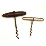 Pair of Collectable Corkscrews. The longest measures 5 inches long.