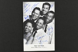 THE PLATTERS Original signatures