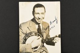 GEORGE FORMBY (1904-1961) Original signature
