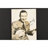 GEORGE FORMBY (1904-1961) Original signature