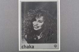 CHAKA KHAN Original signature