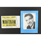 MANTOVANI (1905-1980) Original signature