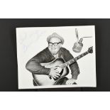 BURL IVES (1909-1995) Original signature