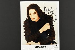 MICHAEL JACKSON (1958-2009) Original signature