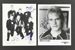 BOBBY VEE & BRIAN HYLAND Original signatures
