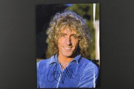 ROGER DALTREY Original signature