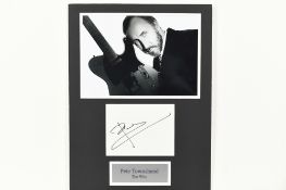 PETE TOWNSHEND Original signature