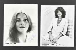 JUDY COLLINS & CARLY SIMON Original signatures