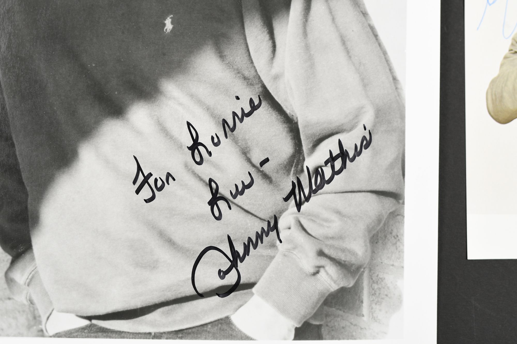 JOHNNY MATHIS & GUY MITCHELL Original signatures - Image 2 of 3