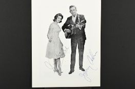 JOHNNY CASH & JUNE CARTER CASH Original signatures