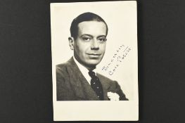 COLE PORTER (1891-1964) Original signature