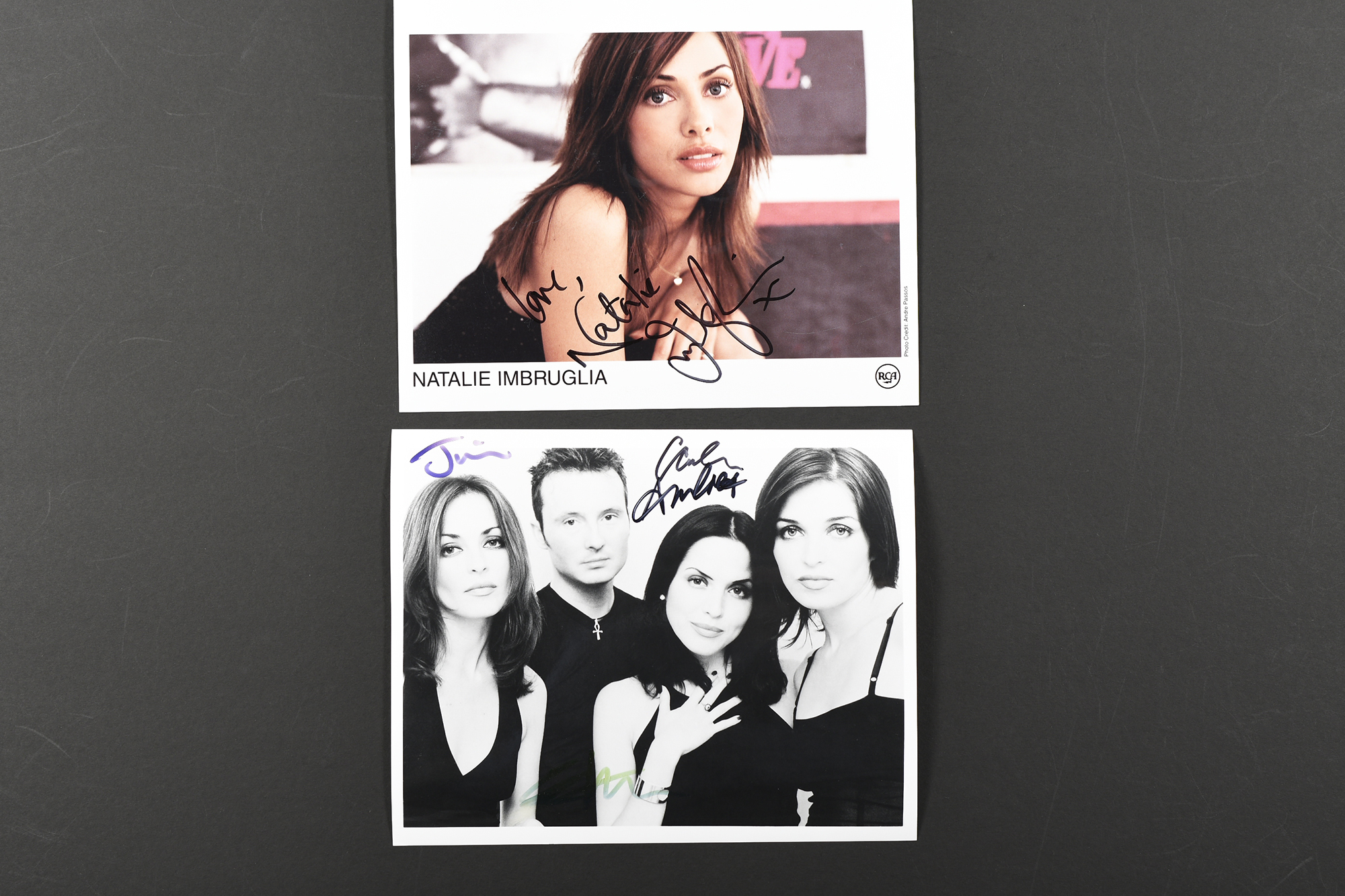 THE CORRS & NATALIE IMBRUGLIA Original signatures