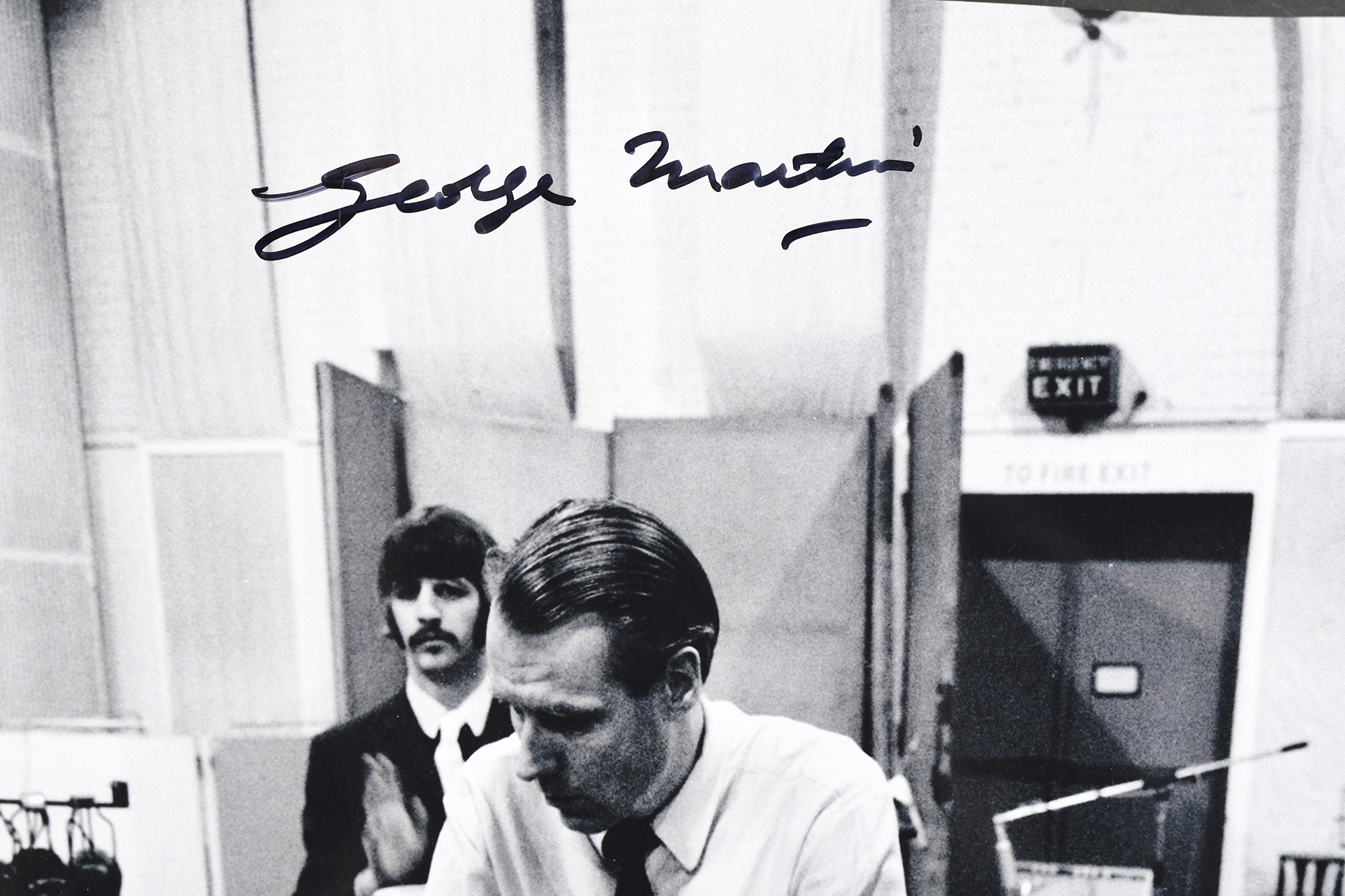 GEORGE MARTIN Original signature - Image 2 of 2