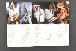 STATUS QUO Original signatures