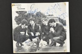 WAYNE FONTANA & THE MINDBENDERS Original signatures