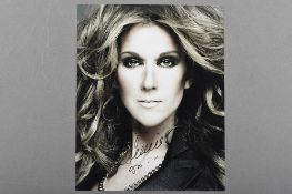 CELINE DION Original signature